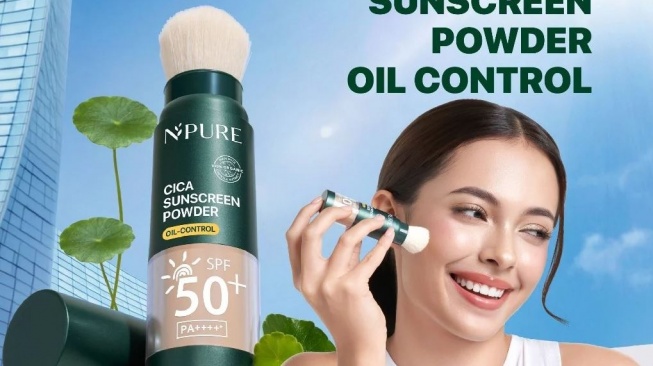 Bedak dengan SPF. (Shopee)