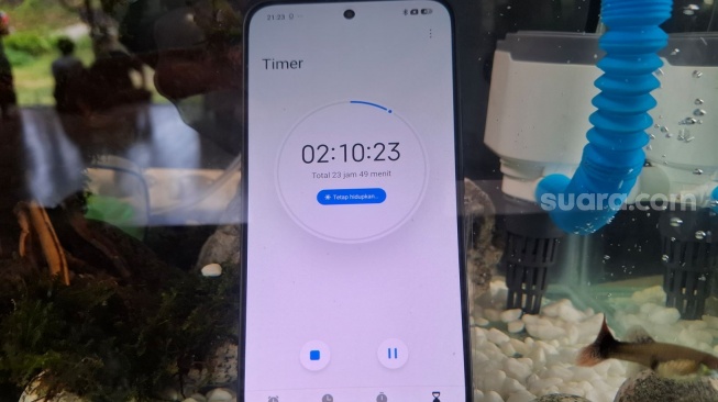 REDMI Note 17 Pro 5G, Sentul, Jawa Barat, Senin (14/9/2026). [Suara.com/Rahma]