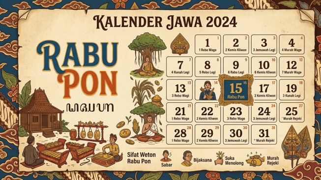 Weton yang Bisa Meredam Rabu Pon? Ada 3 Pilihan Menurut Primbon Jawa