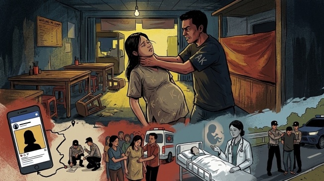 Tragedi Warung Mi Ayam: Wanita Hamil Tewas Dicekik Gegara Tarif Kencan Kurang Rp200 Ribu