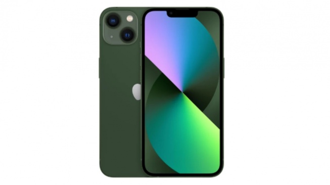 iPhone 13 hijau. [Digimap]