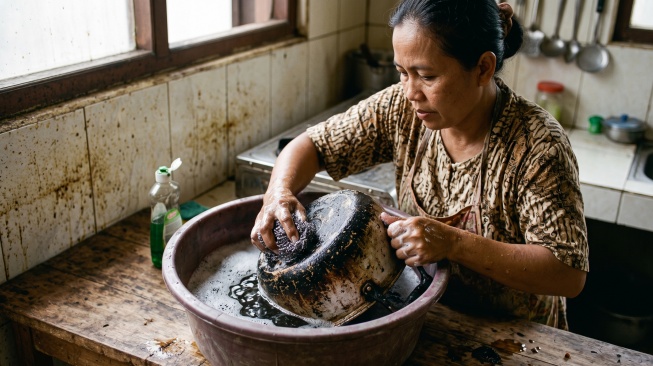9 Cara Bersihkan Panci Gosong Pakai Bahan Rumahan, Nggak Perlu Disikat Kasar!
