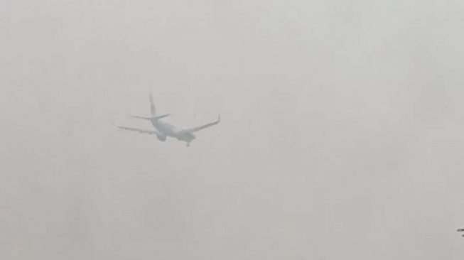 Kalbar Masih Dikepung Asap, Beberapa Penerbangan di Bandara Supadio Dibatalkan