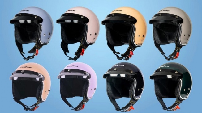 Cargloss CFM 2 Retro Helm Half Face (Shopee)