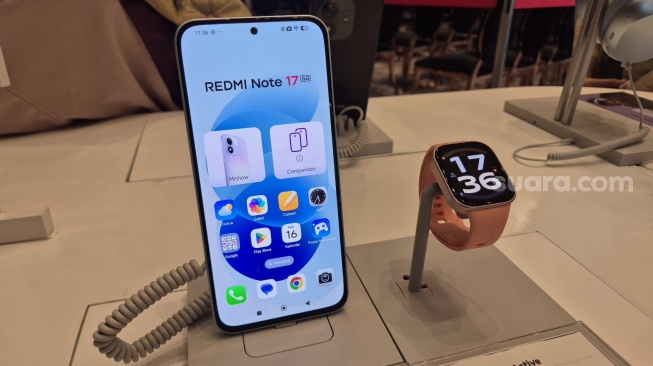 Peluncuran REDMI Note 17 5G di Jakarta, Rabu (16/9/2026). [Suara.com/Dythia]