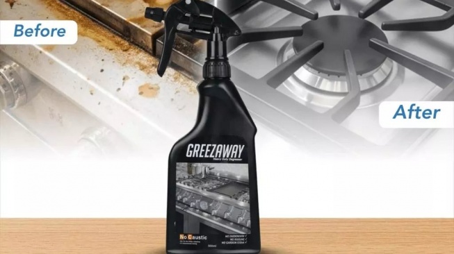 GREEZAWAY Pembersih Lemak Dapur dan Kerak Karbon Alat Masak(Shopee)
