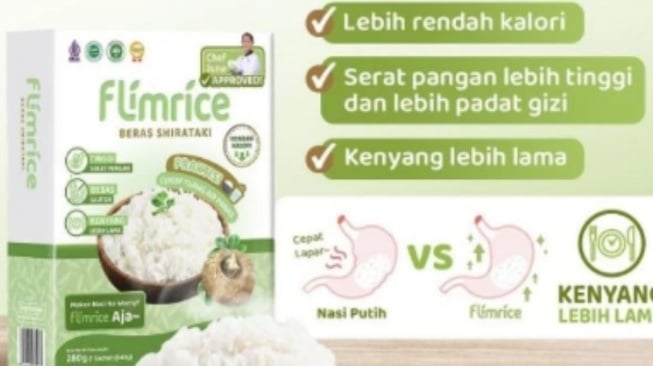  Flimrice Beras Shirataki. [Shopee]