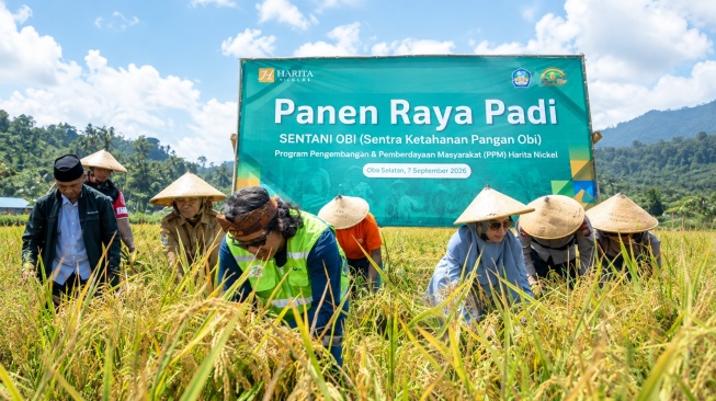 Kegiatan panen raya. (Dok: Harita Nickel)