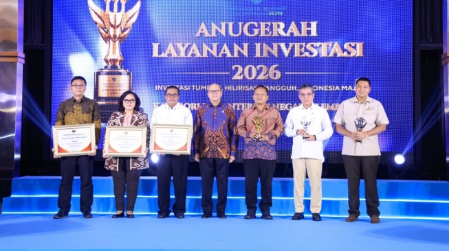 Anugerah Layanan Investasi (ALI) Tahun 2026 di Jakarta, Rabu (16/9/2026). (Dok: Kemnaker)