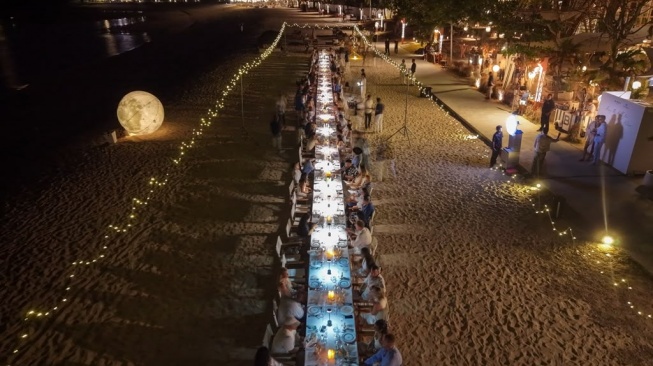 Le Bleu by K Club, Spot Kuliner di Nusa Dua dengan Pemandangan Laut dan Sunset [Istimewa]