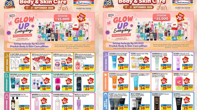 Promo Indomaret Body & Skin Care Fair (Instagram/indomaret)