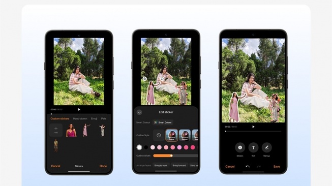 Fitur AI Remix Collage di ColorOS 16. [Oppo]