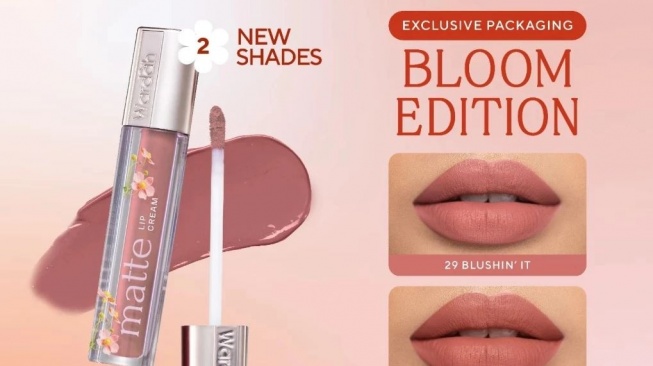 Lipstik Matte Wardah untuk bibir kering. (Shopee)