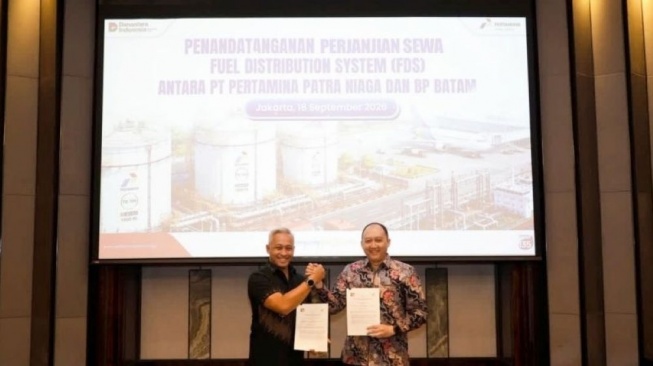 Kolaborasi BP Batam dan Pertamina. [Antara/HO-BP Batam] 