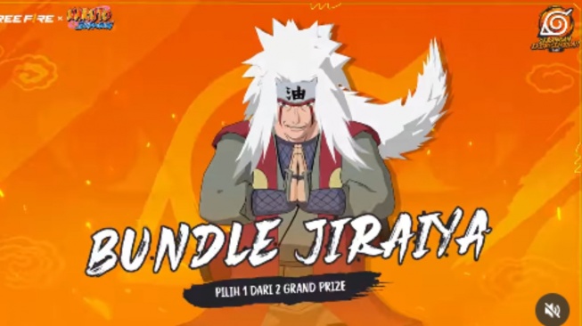 Bundle eksklusif Free Fire x Naruto Shippuden Chapter 1: Serangan Ekor Sembilan. [Instagram/@freefirebgid]