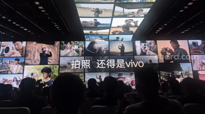 Peluncuran vivo X500 Series di Shanghai, China, Senin (21/9/2026). [Suara.com/Dythia]