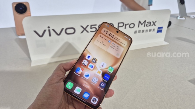 vivo X500 Pro Max, Shanghai, China, Senin (21/9/2026). [Suara.com/Dythia]