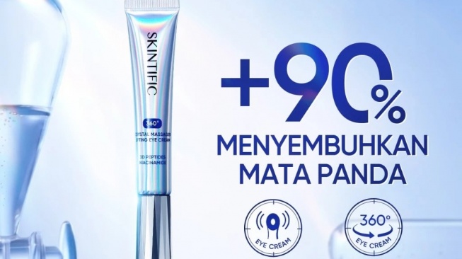 Skintific 360° Crystal Massager Lifting Eye Cream (Shopee)