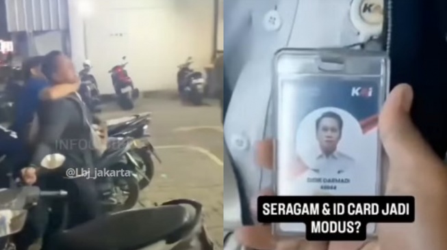 Kepergok Curi Skincare dan Celemek, Pegawai PT KAI Diamuk Massa di Minimarket Cibubur!