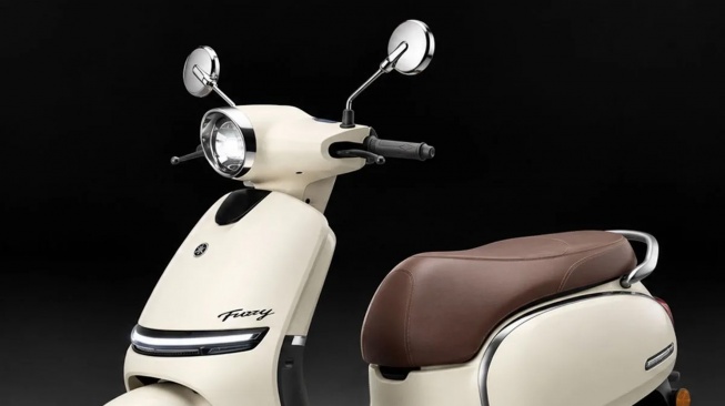 Yamaha Fuzzy 125 skutike bergaya retro dari Yamaha untuk pasar Tiongkok. (Foto: Ist)