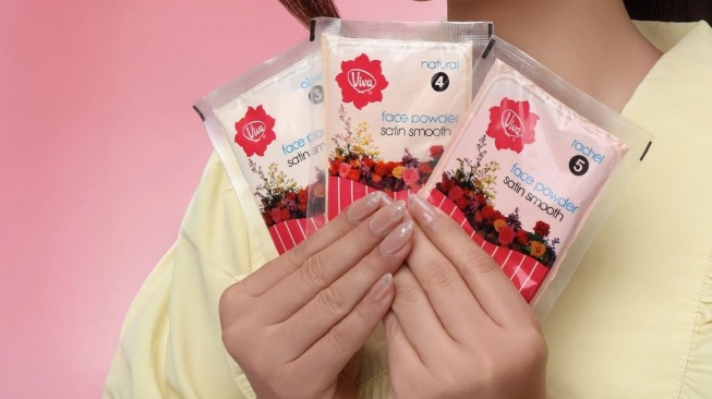 Bedak Viva Plastik. (Instagram/viva.cosmetics)