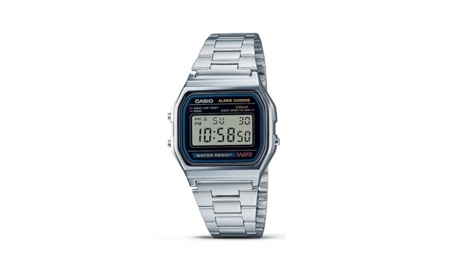 Casio Jam Tangan Pria A158WA-1DF (Shopee)