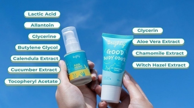 Brighty Good Body Odor X AHA Hero (Shopee)
