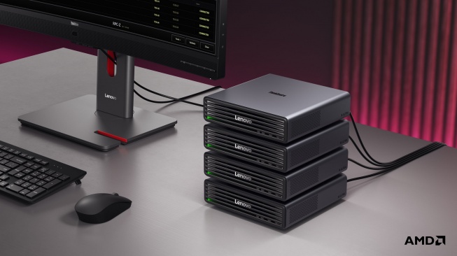 Lenovo Bawa AI ke Dunia Kerja, Desktop hingga Monitor Kini Makin Pintar