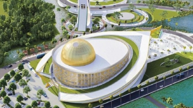 Masjid Megah Senilai Rp1 Triliun di Makassar Siap Dibuka untuk Umum