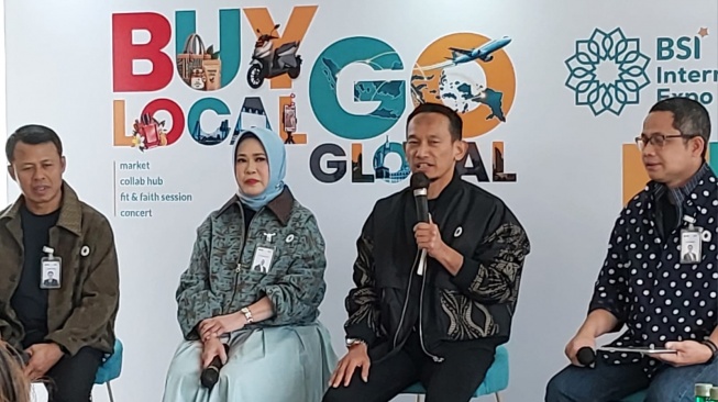 BSI menggelar Buy Local Go Global di Jakarta, Rabu (23/9/2026). [Suara.com/Rina]