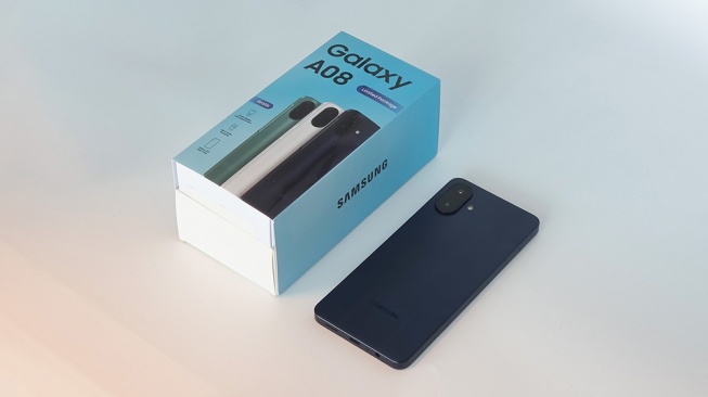 Samsung Galaxy A08 dalam Media Session online, Jumat (25/9/2026). [Samsung]