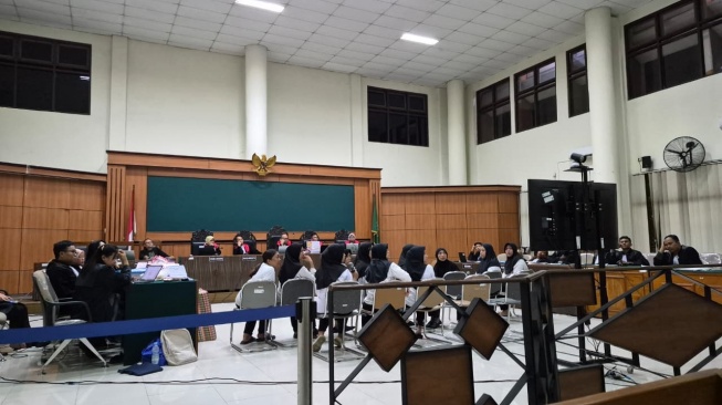 11 Pengasuh Jalani Sidang Kasus Daycare Little Aresha di Pengadilan Negeri Yogyakarta, Kamis 24 September 2026. (Suara.com/Shevinna)