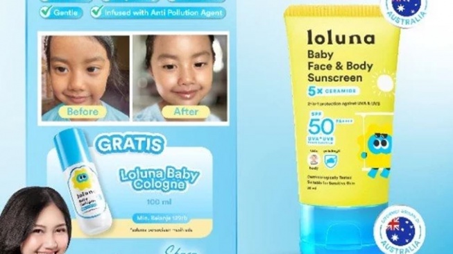 Sunblock badan. (Shopee)