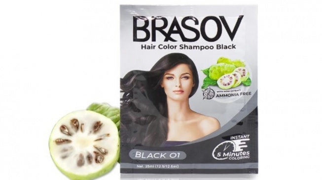 BRASOV Shampoo Pewarna Rambut Extra Nino