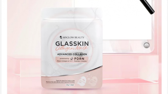 MS GLOW - GLASSKIN COLLAGEN MASK