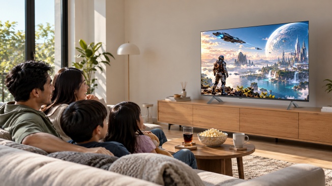 Sharp 4K QLED TV JL5500I. [Sharp Indonesia]