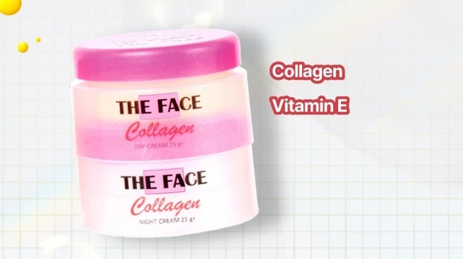 THE FACE Collagen Lightening Day Cream (Shopee)