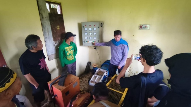 Turbin PLTMH Desa Plakat Muara Enim