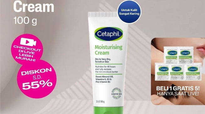 Cetaphil Moisturizing Cream (Shopee)