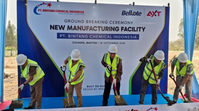 PT Bintang Chemical Indonesia membangun pabrik baru di Cikande Banten berkapasitas 20000 ton. (SUARA.COM/Manuel Jeghesta)