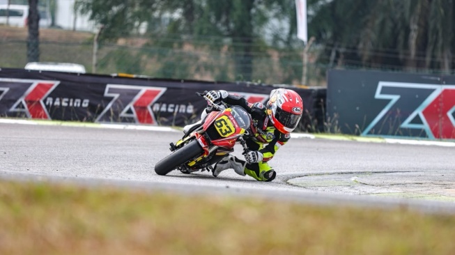 Gegerkan Sepang! Baru 3 Bulan Latihan, Pembalap Cilik Indonesia Bikin Repot Tuan Rumah (IST)