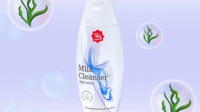 Viva Milk Cleanser Spirulina (Shopee)