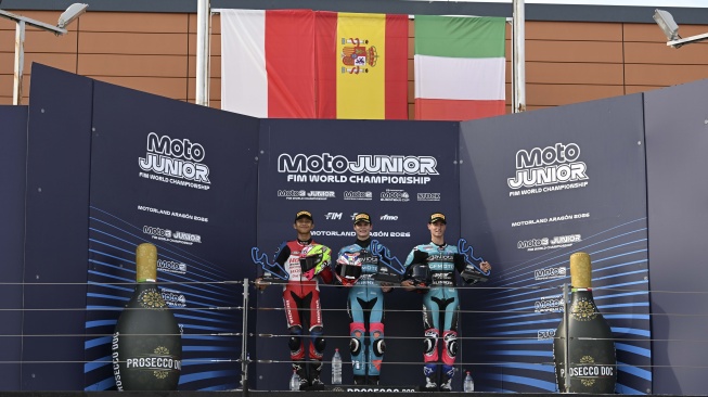 Melesat di Aragon, Ramadhipa Jaga Peluang Tembus Tiga Besar Moto3 Junior (IST)