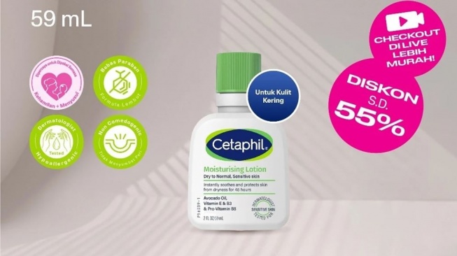 Cetaphil Moisturizing Lotion. (Shopee)