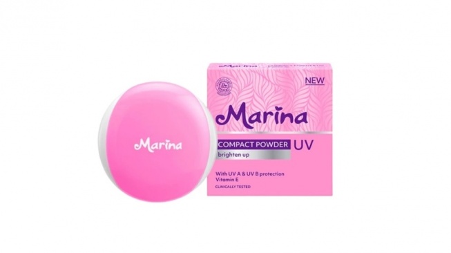 Marina Compact Powder UV Brighten Up (Shopee)