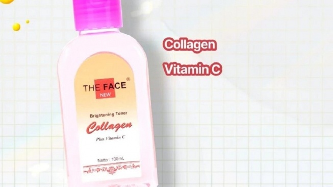 The Face Collagen Brightening Toner (Shopee)
