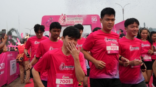 SMARTFREN FUN RUN 5G Palembang dirancang sebagai ruang interaksi bagi peserta, komunitas, masyarakat, dan pelaku UMKM lokal. (Dok: Smartfren)