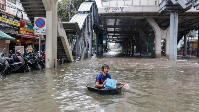 WNI Terjebak di Hotel saat Banjir Besar di Bangkok