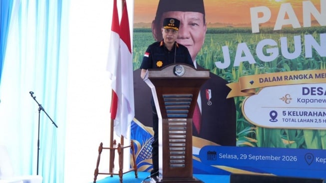 Panen Raya Jagung di Tahunan, Bulurejo, Kapanewon Semin, Gunungkidul pada Selasa (29/9/2026). (Ist)