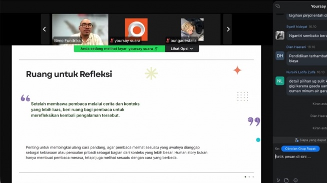 Tangkapan Layar Yoursay Class. (Dok. Pribadi/Inesia)